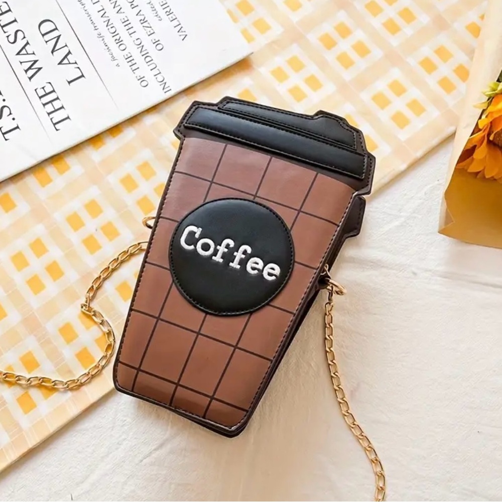 Brand New 3D Kawaii Coffee Cup Crossbody